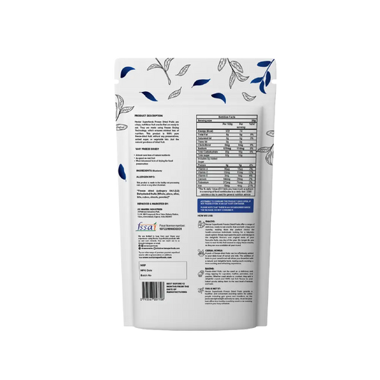 Freeze Dried Black Blueberry Nectar Superfoods