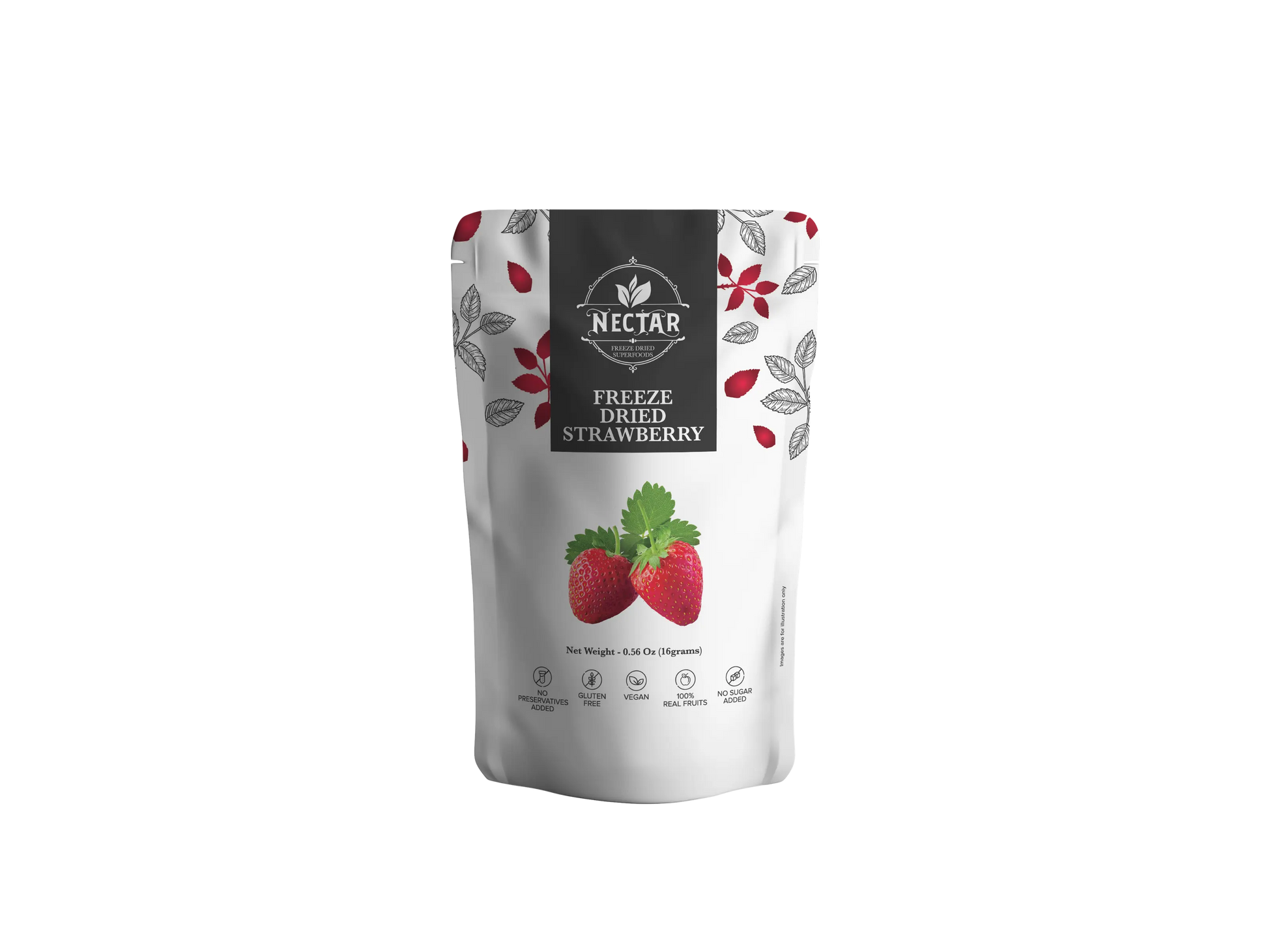 Nectar Superfoods Freeze Dried Strawberry-20gms Nectar