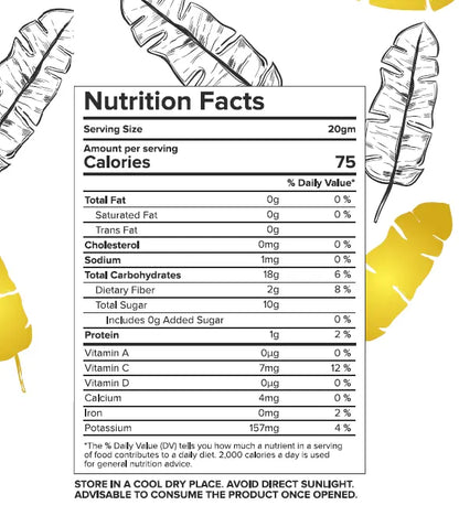 Freeze Dried Banana Nectar Superfoods