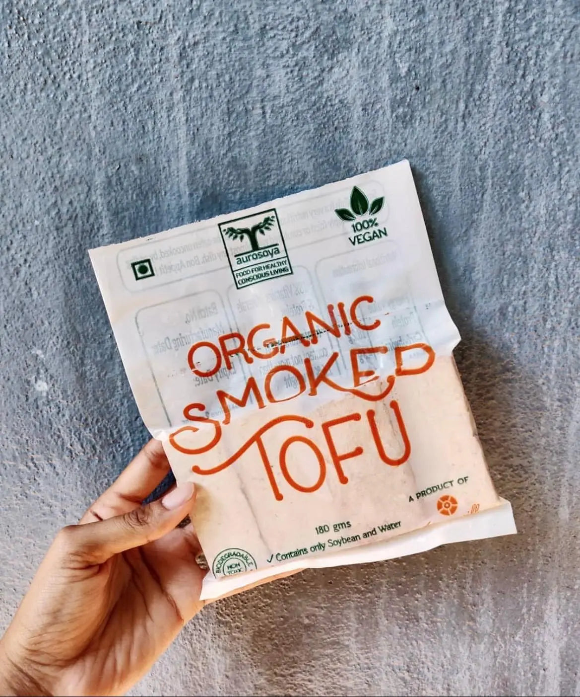 Aurosoya's Organic Smoked Tofu Aurosoya