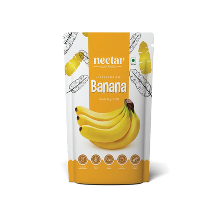 Nectar Superfoods Banana package on a white background