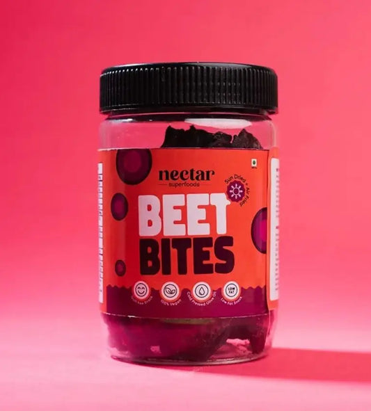 Sun Dried-Air Fried-Beet Bites-Beetroot Chips Nectar Superfoods