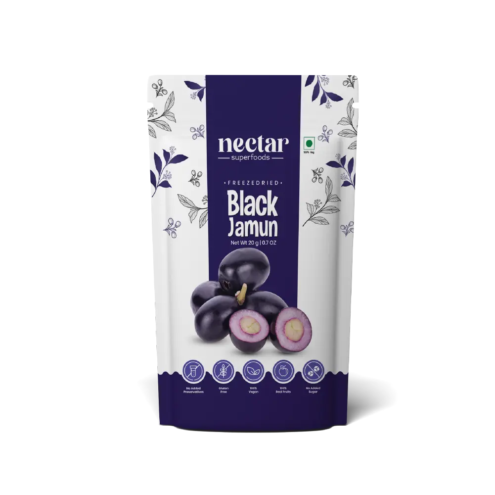 Freeze Dried Black Jamun Nectar Superfoods