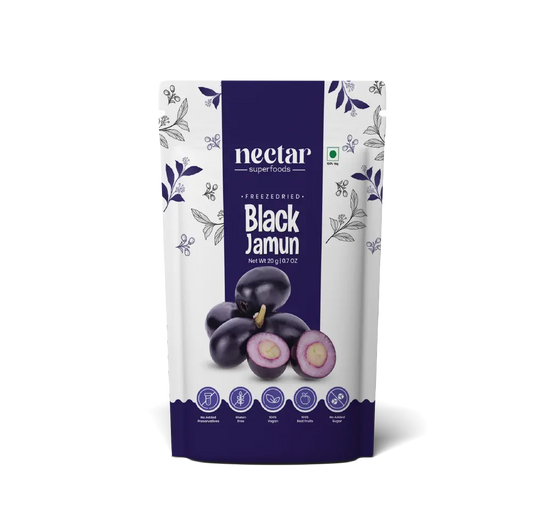 Freeze Dried Black Jamun Nectar Superfoods