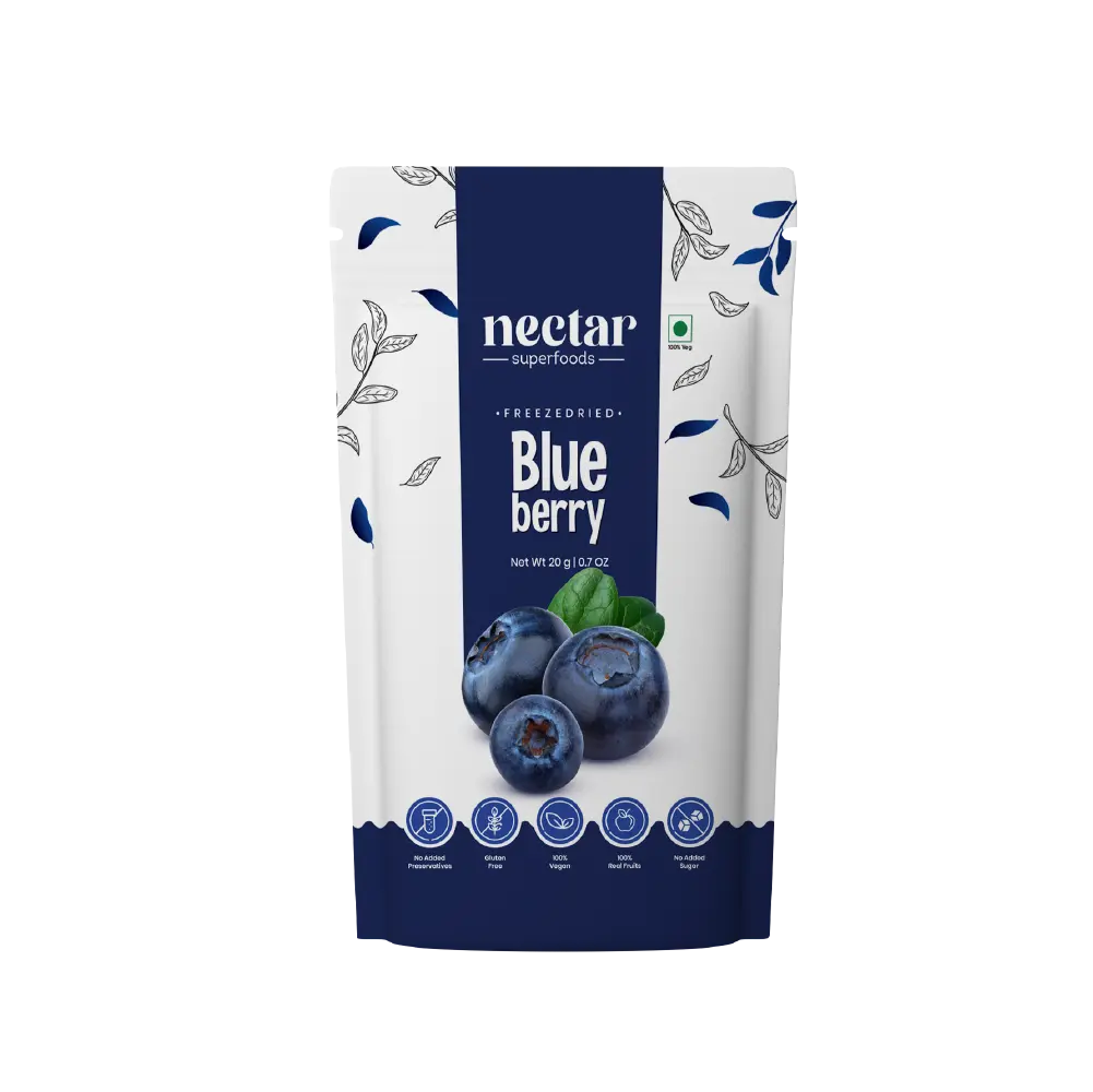 Freeze Dried Black Blueberry Nectar Superfoods