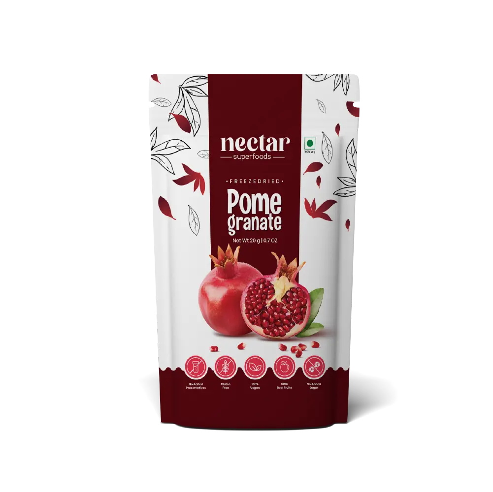 Nectar Superfoods Freeze Dried Pomegranate-20 gms Nectar